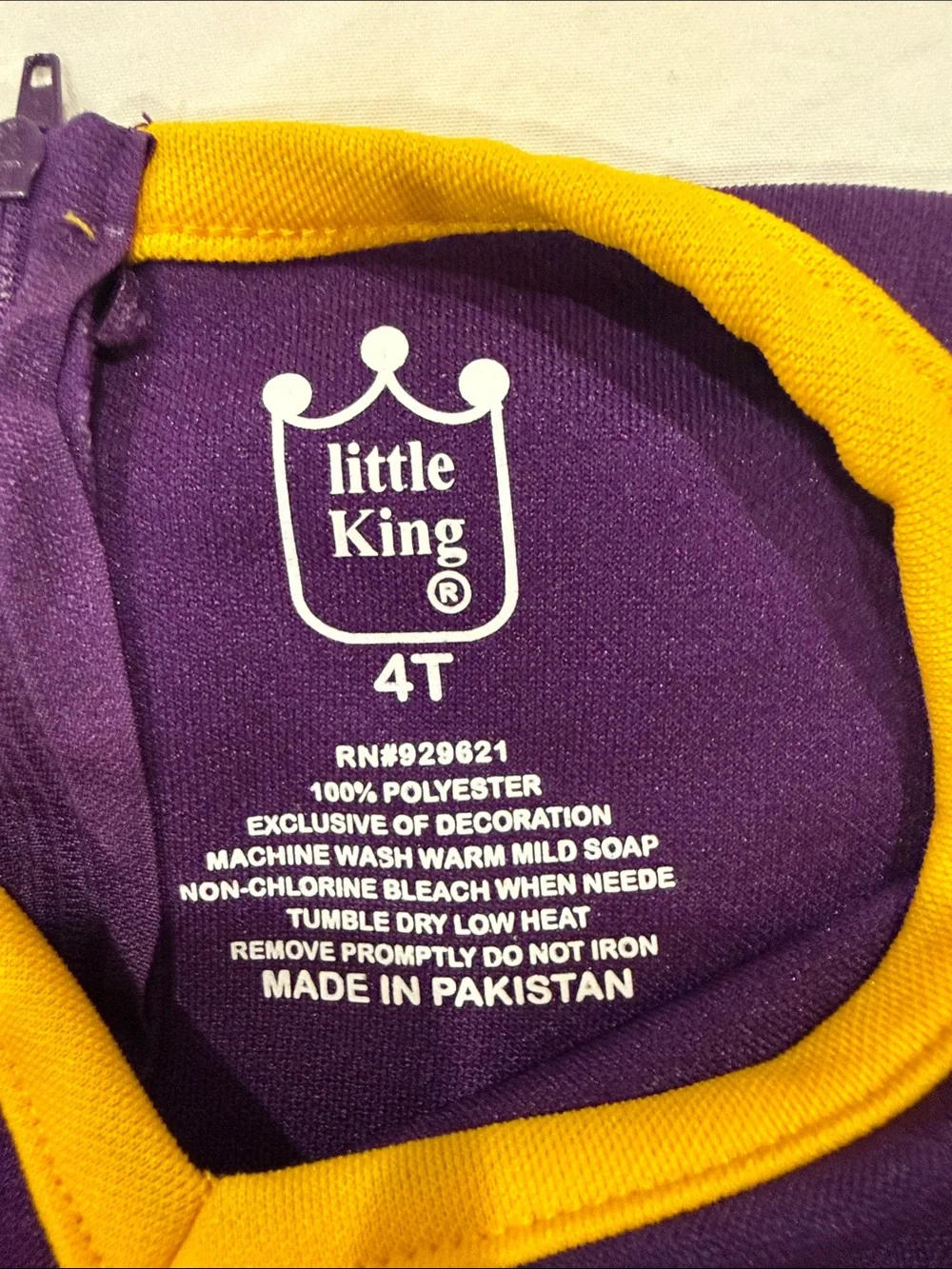 LSU Tigers Girls Toddler Two-Piece Cheer Set - Purple